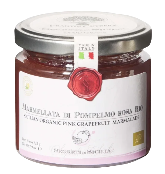 Frantoi Cutrera Vasetto Marmellata Di Pompelmo Rosa Bio 225g