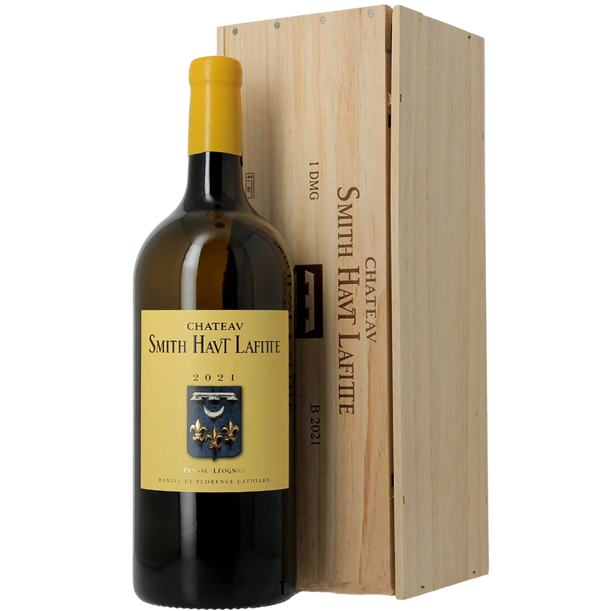 Chateau Smith Haut Lafitte Blanc 2021 Magnum Wooden box