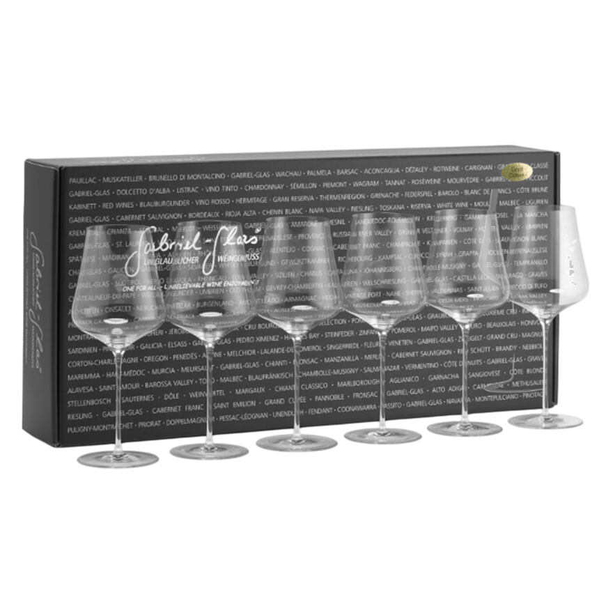 Gabriel Glas Gold Edition Set of 6 Glasses Gift box