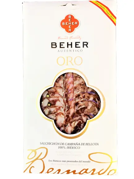 Beher Acorn Fed 100% Iberian Salchichon Campaign 100g