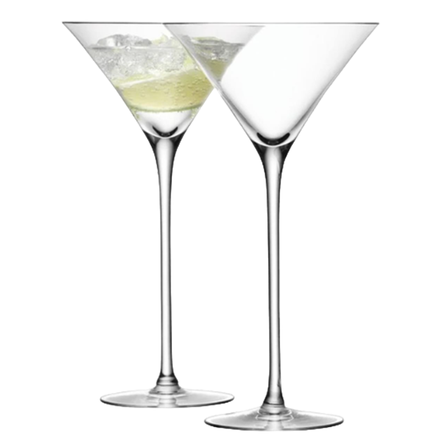 LSA Bar Cocktail Glass 275ml Clear Set of 2