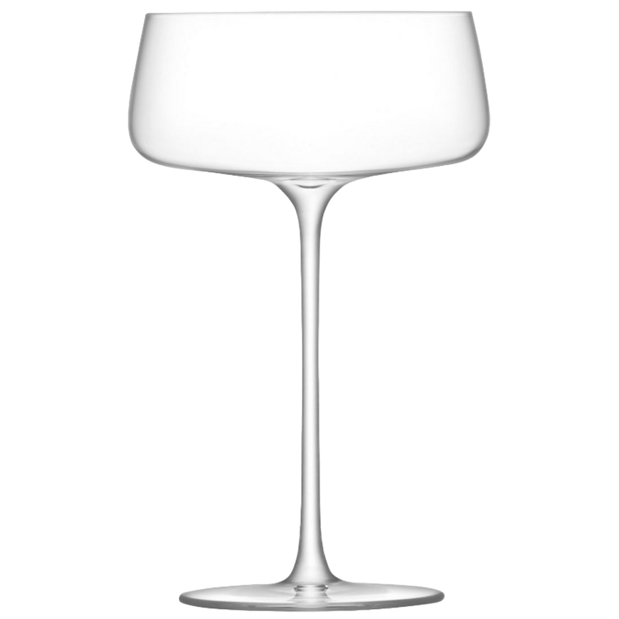 LSA Metropolitan Champagne Saucer 300ml Clear Set of 4