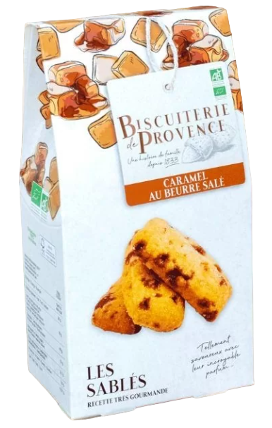 Biscuiterie de Provence Les Biuscuits Gouters Sables Caramel beurre sale