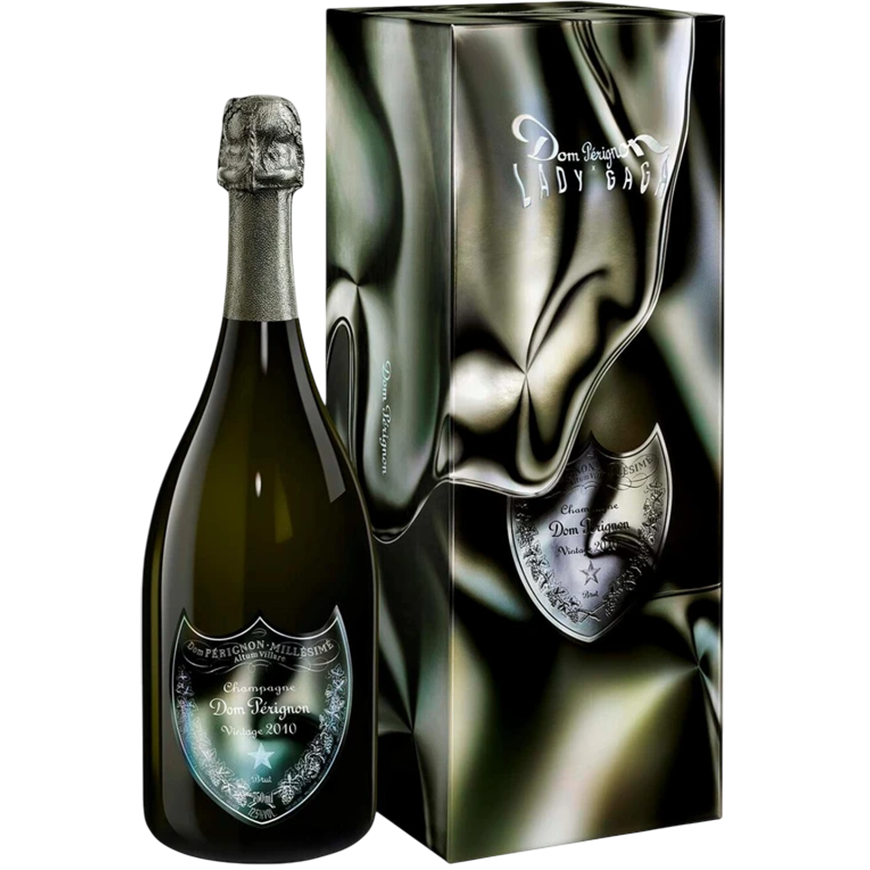 Dom Perignon Brut 2010 Lady Gaga Edition with Gift Box