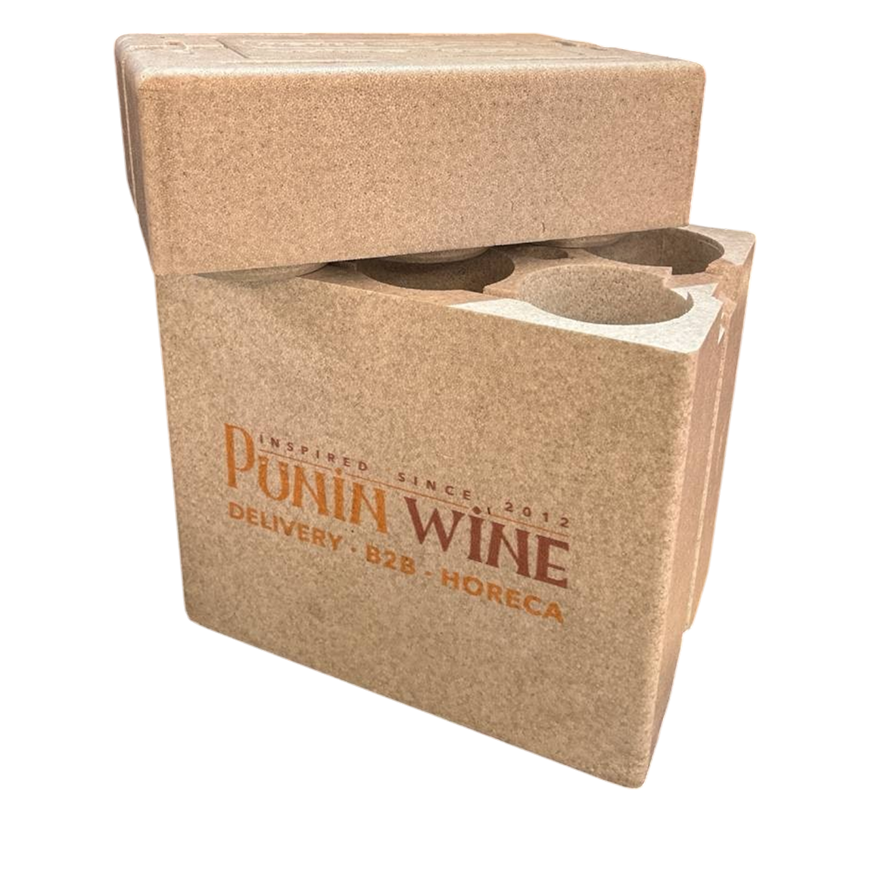 Wine Box Punin Wine Logo For 6 Bottle
