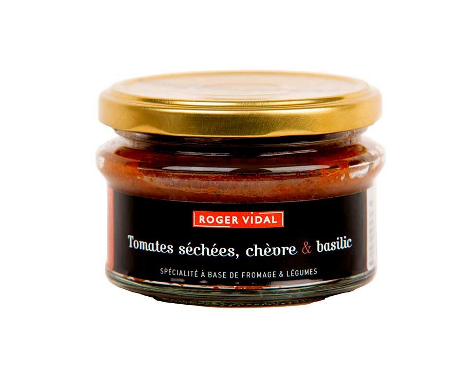 Roger Vidal Dried tomatoes with goat cheese & basil 140g
