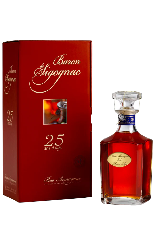 Baron de Sigognac 25 Y.O. Bas Armagnac Gift box 70cl