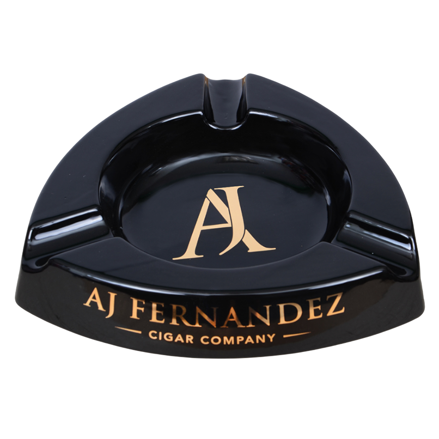 AJ Fernandes Ceramic Ashtray Black
