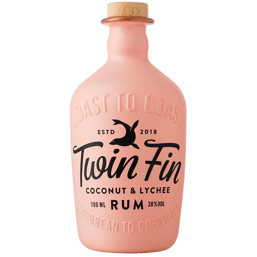 Twin Fin Coconut & Lychee Rum 70cl