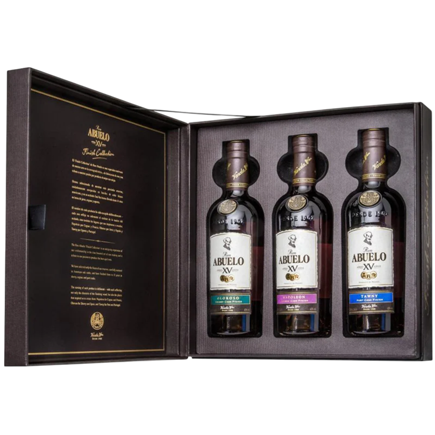 Ron Abuelo 15 YO Oloroso Napoleon Tawny Set of 3 20cl