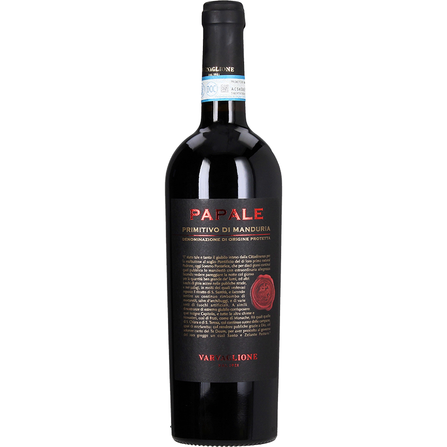 Varvaglione Papale Primitivo di Manduria 2022 Double Magnum WB