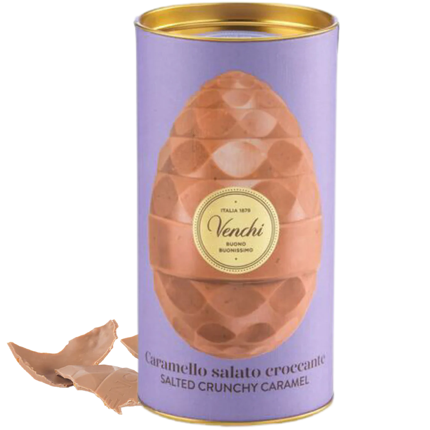 Venchi Caramel & Salted Toffee Chocolate Eggs 150g