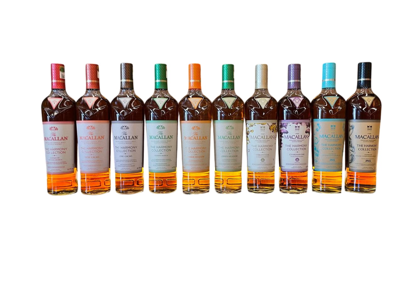 Scotch Single Malt Macallan The Harmony Collection Set of 10