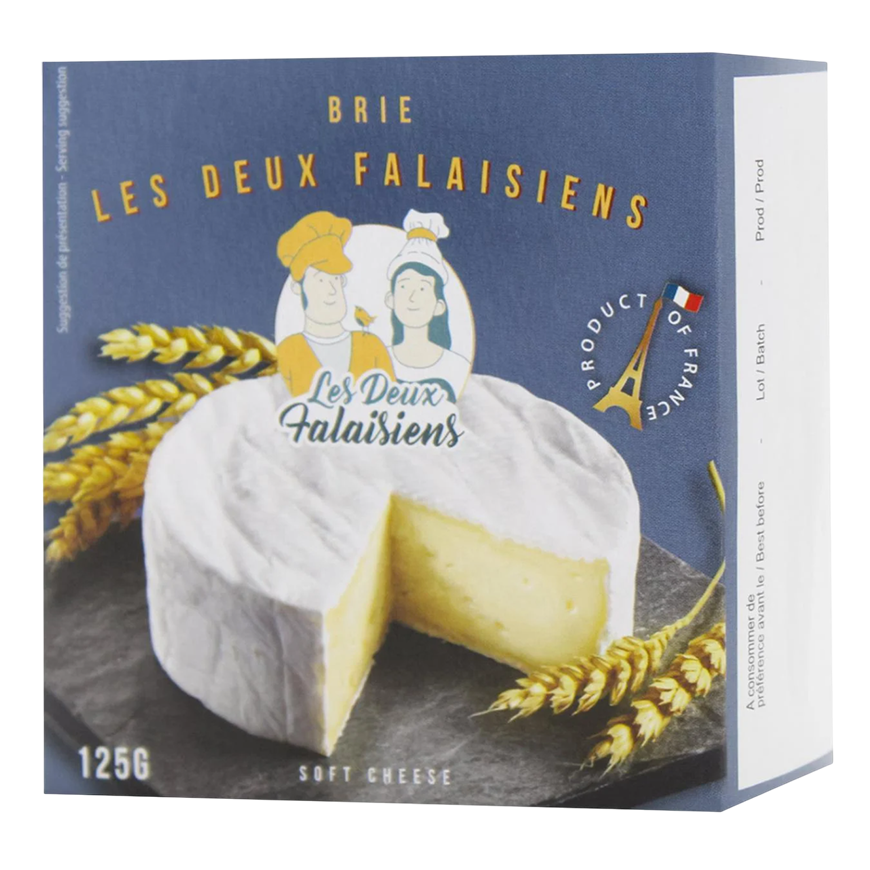 Les Deux Falaisiens Brie 125g