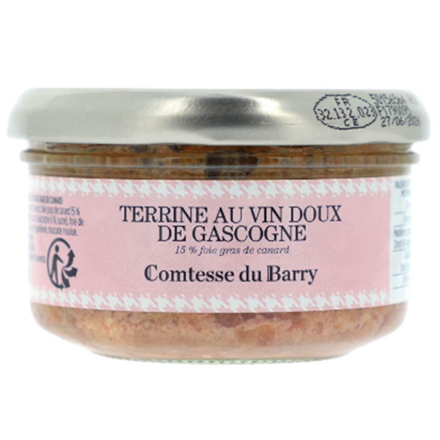 Comtesse du Barry Terrine vin doux au Foie Gras 140g