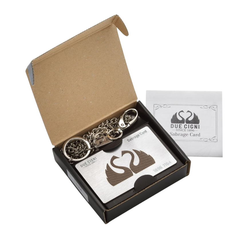 Due Cigni Sabrage Card