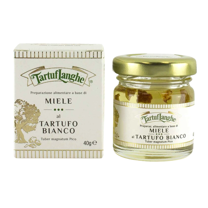 TartufLanghe Acacia Honey With White Truffle Slices 40g