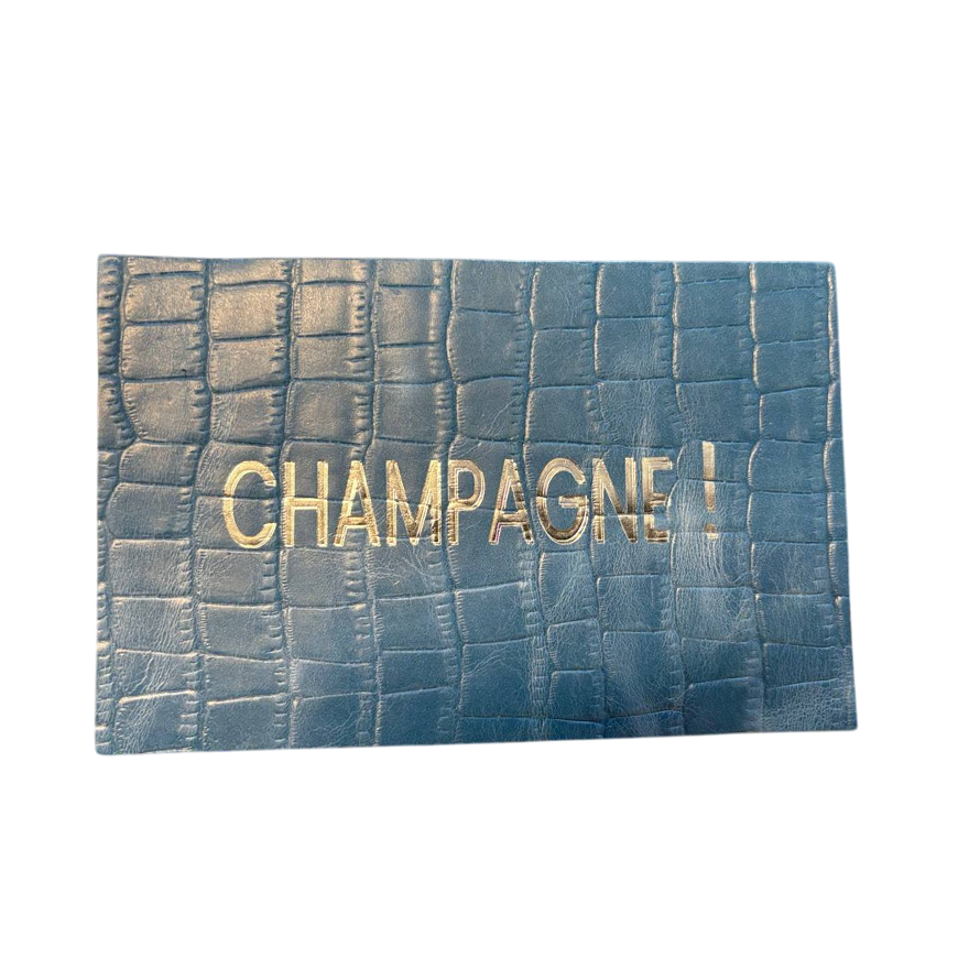 Bandit Manchot Leather Postcard "Champagne" 10x15 cm