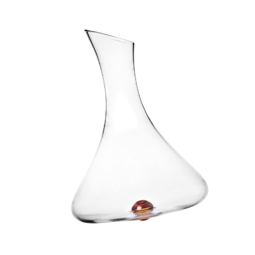 Ichendorf Milano LUNA Tilting Decanter Dot Amber