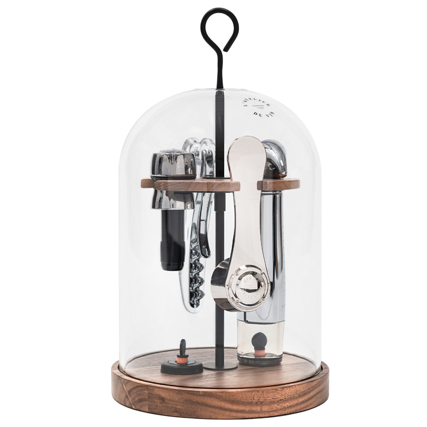 L'Atelier Du Vin Gift Wine Accessory Set in Glass Le Globe