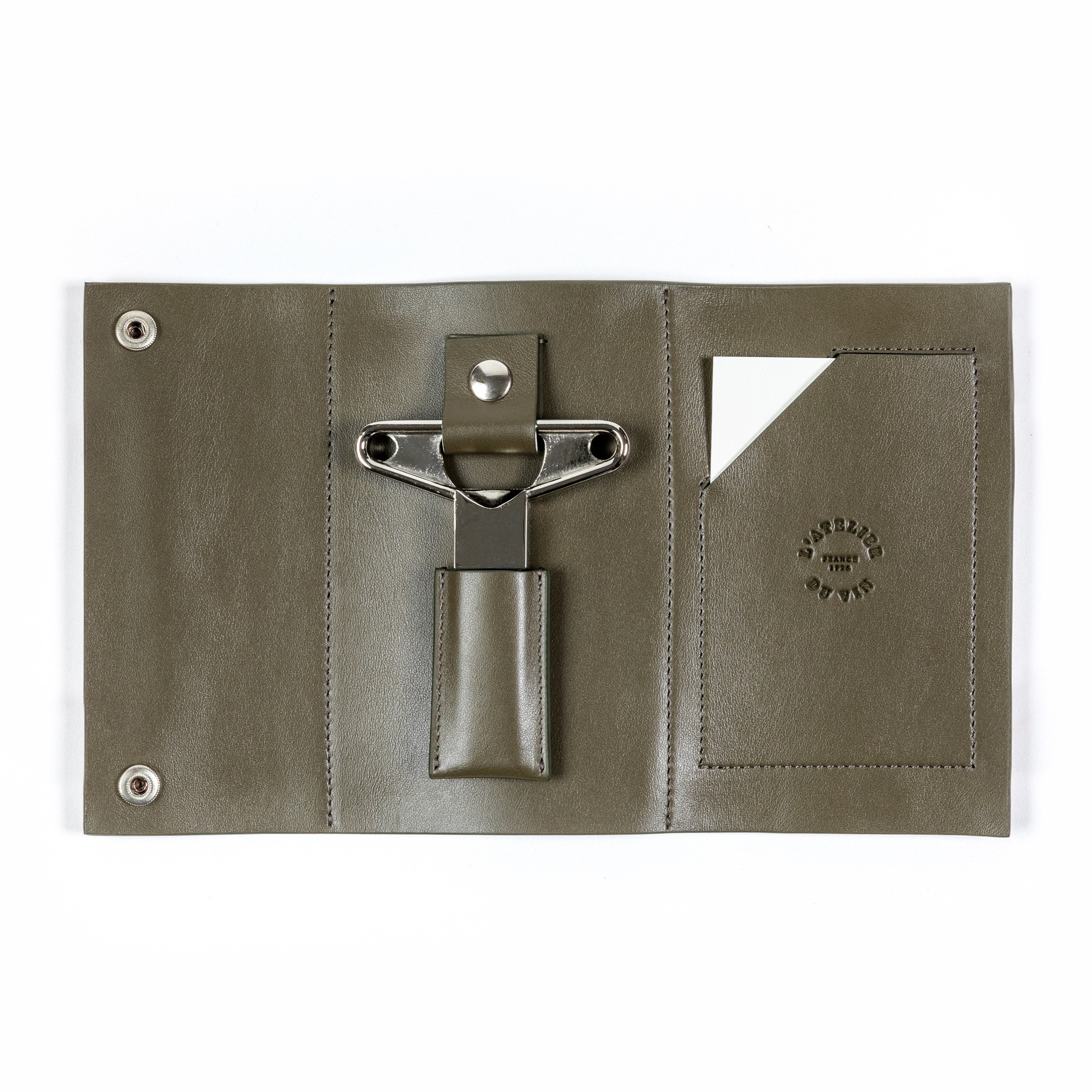 L'Atelier Du Vin Corkscrew in Leather Pouch Bilame Nomad