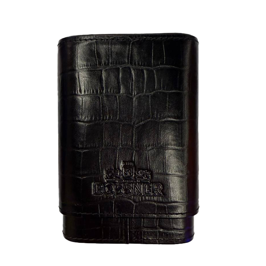 Bossner 4 Finger Cigar Case Black