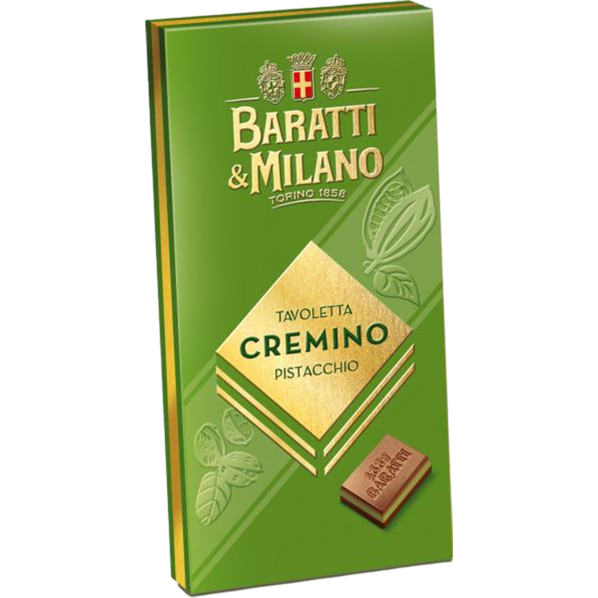 Baratti & Milano Chocolate Cremino Pistachio 110g
