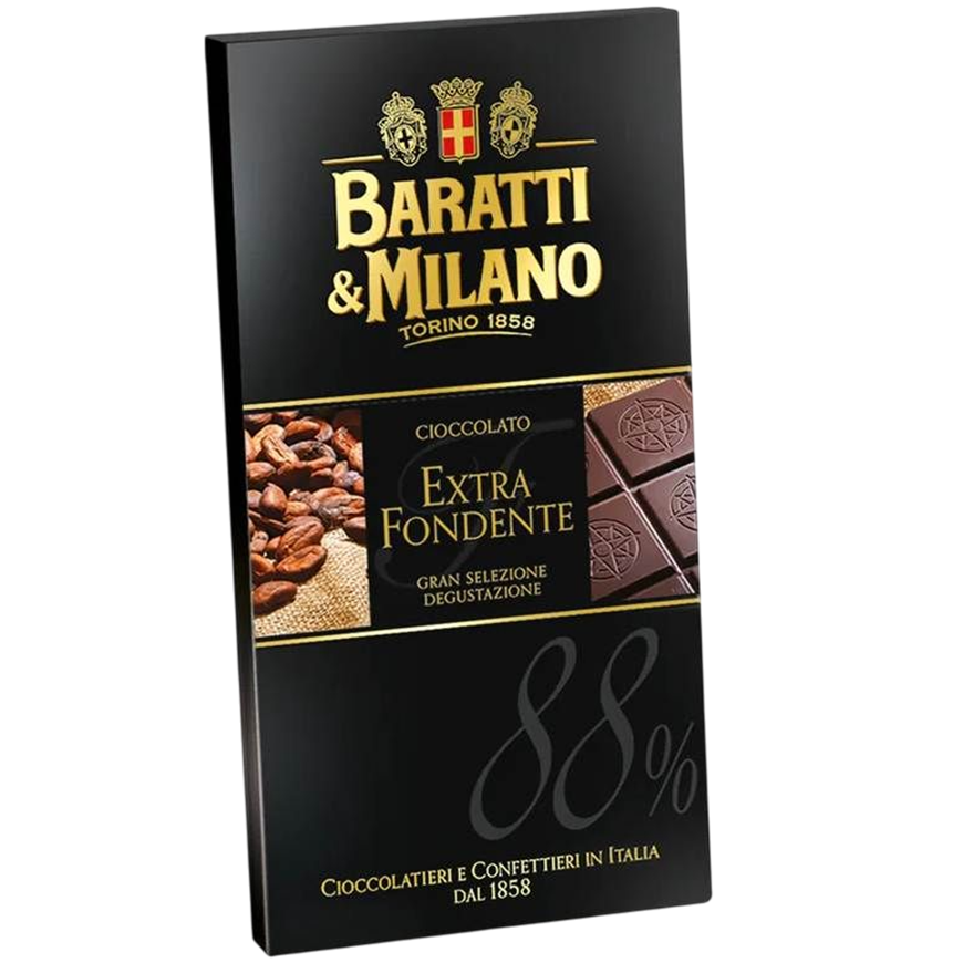 Baratti & Milano Chocolate Extra Dark 88% 75g