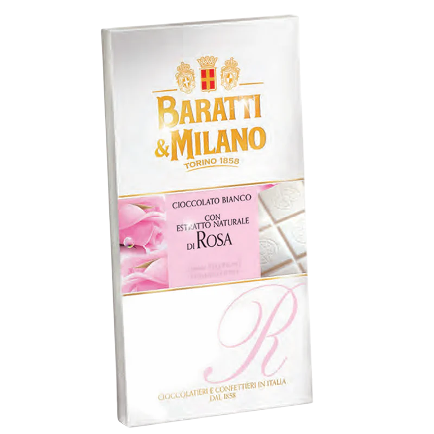 Baratti & Milano Chocolate White Rose 75g