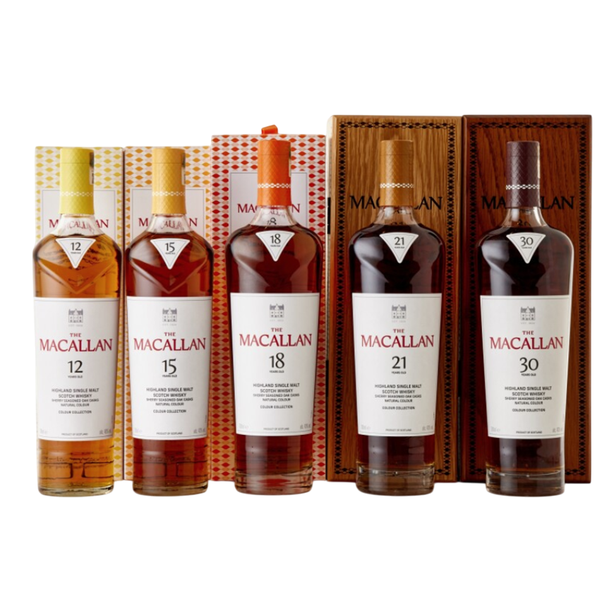 NEW The Macallan Colour Collection set of 5