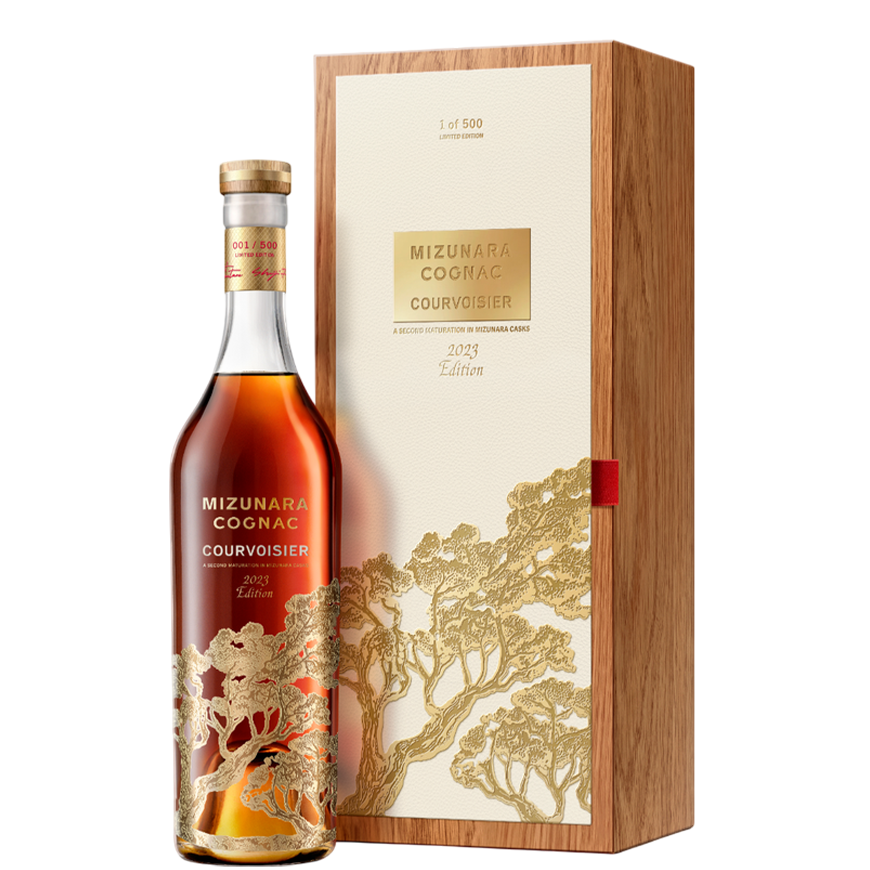 Courvoisier Mizunara 2023 Edition Wooden Box 70cl