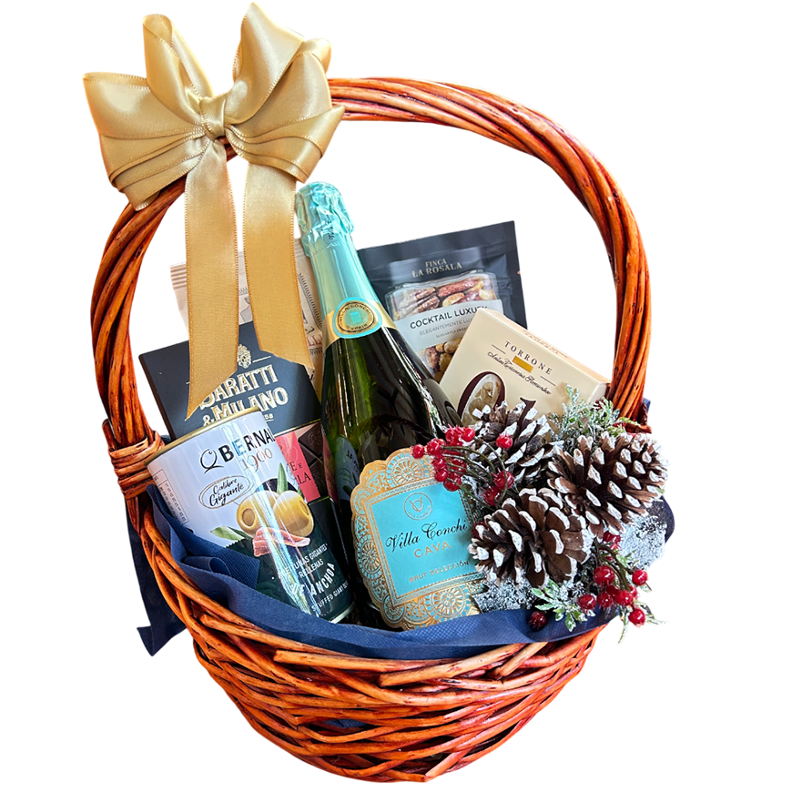 New Year Gift Basket Small N2