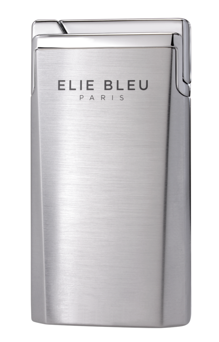 Elie Bleu Cigar J15 Lighter Collection Brushed Chrome