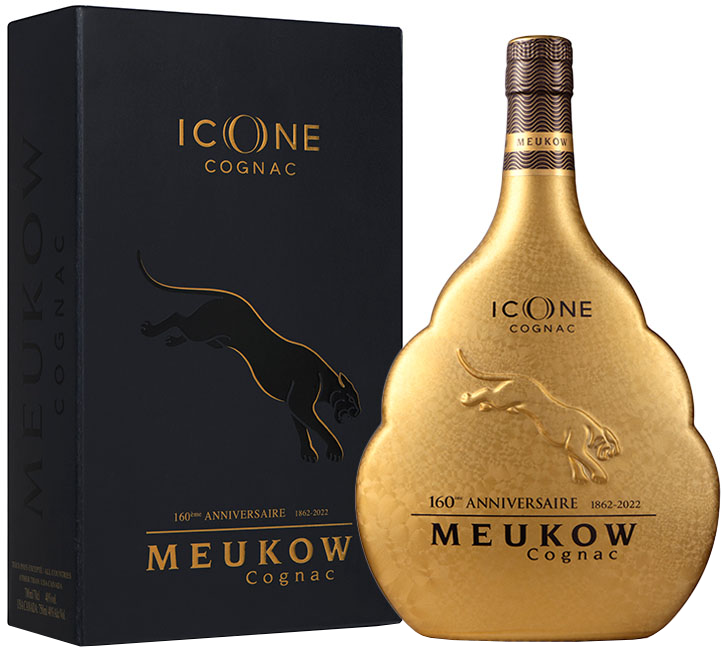 Meukow Icon 160 Gold Gift Box 70cl