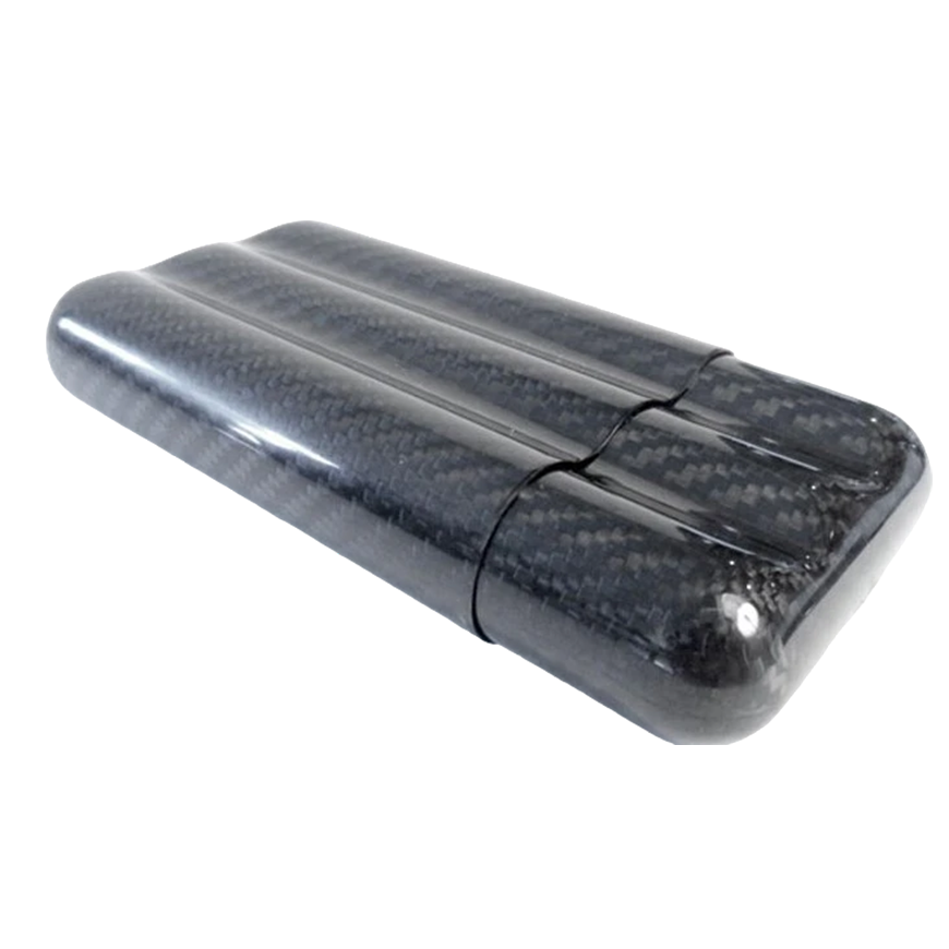 Cigar Case Carbon for 3pcs