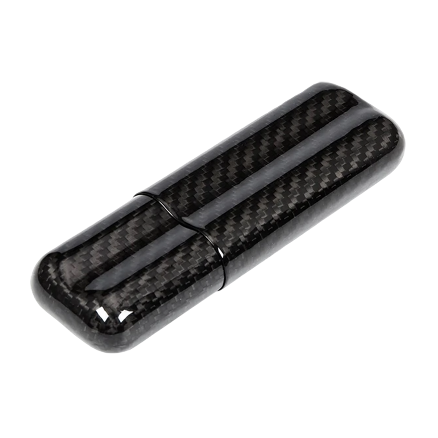 Cigar Case Carbon for 2pcs