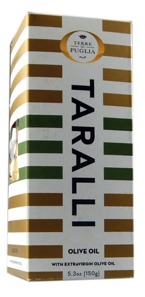 Terre di Puglia TARALLI/GRISSINI WITH EXTRA VIRGIN OLIVE OIL taralli fennel (150g)