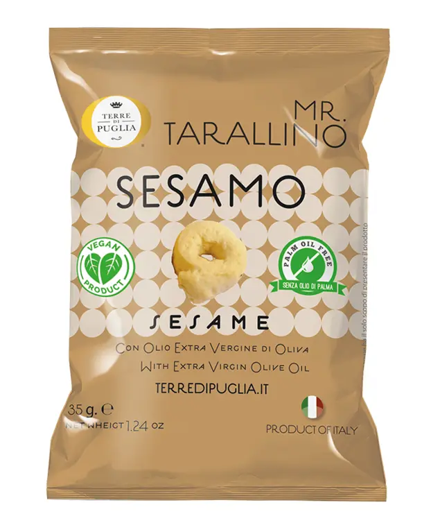 Terre di Puglia Mr.Tarallino Snack Sesame 35g