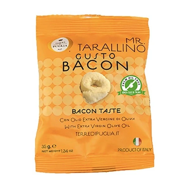 Terre di Puglia Mr.Tarallino Snack Bacon 35g