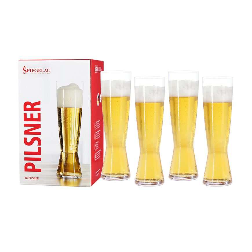 Spiegelau Pilsner Beer Classic Glass Set of 4